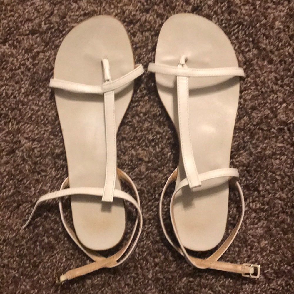 White Loft sandals
